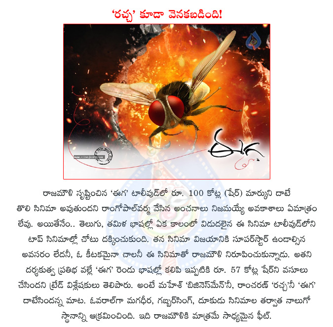 eega,telugu movie eega,ss rajamouli,telugu director rajamouli,rajamouli movie eega,telugu movie businessman,telugu movie racha,telugu movie gabbar singh,telugu movie dookudu,telugu movie magadheera  eega, telugu movie eega, ss rajamouli, telugu director rajamouli, rajamouli movie eega, telugu movie businessman, telugu movie racha, telugu movie gabbar singh, telugu movie dookudu, telugu movie magadheera